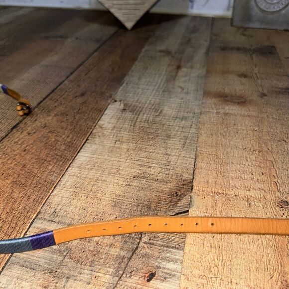 J. Crew woman’s thread wrapped thin leather belt - Picture 4 of 7